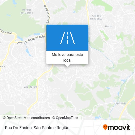 Rua Do Ensino mapa