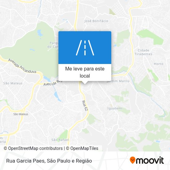 Rua Garcia Paes mapa