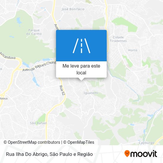 Rua Ilha Do Abrigo mapa