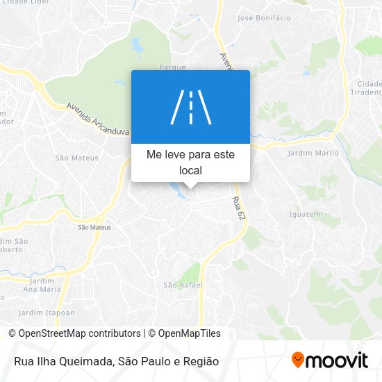 Rua Ilha Queimada mapa