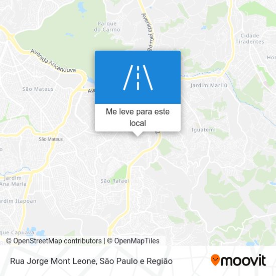 Rua Jorge Mont Leone mapa