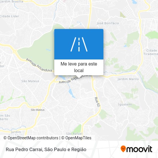 Rua Pedro Carrai mapa