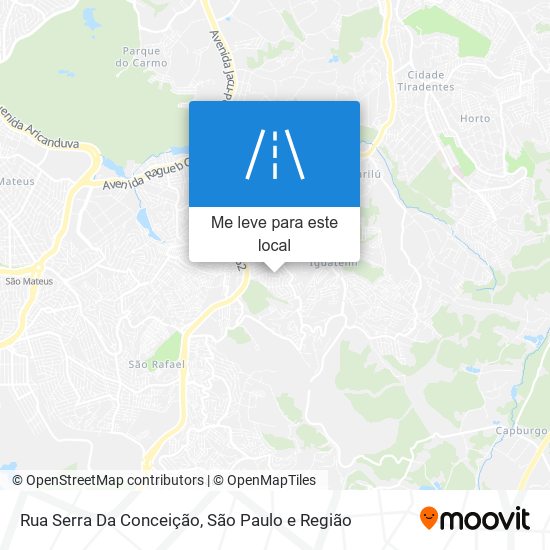 Rua Serra Da Conceição mapa