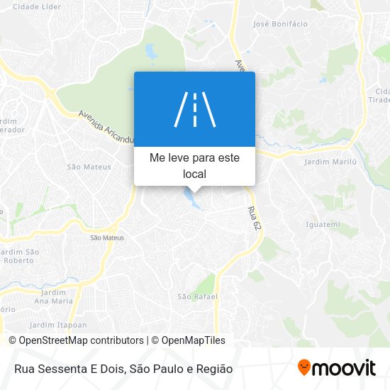 Rua Sessenta E Dois mapa