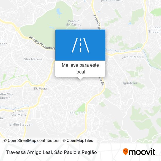 Travessa Amigo Leal mapa