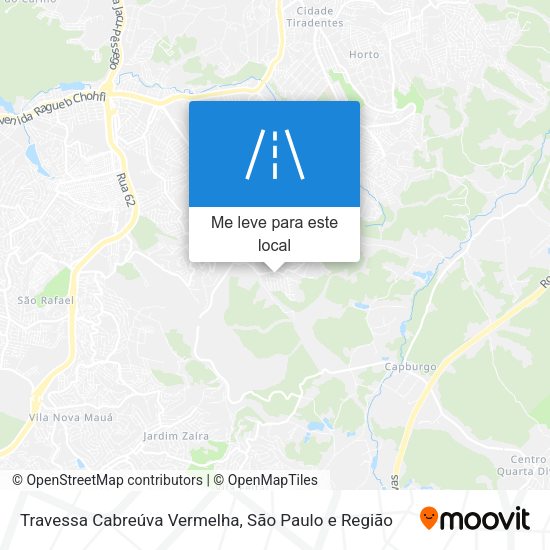 Travessa Cabreúva Vermelha mapa