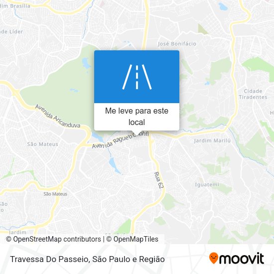 Travessa Do Passeio mapa