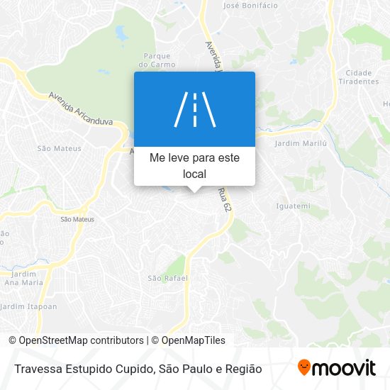 Travessa Estupido Cupido mapa