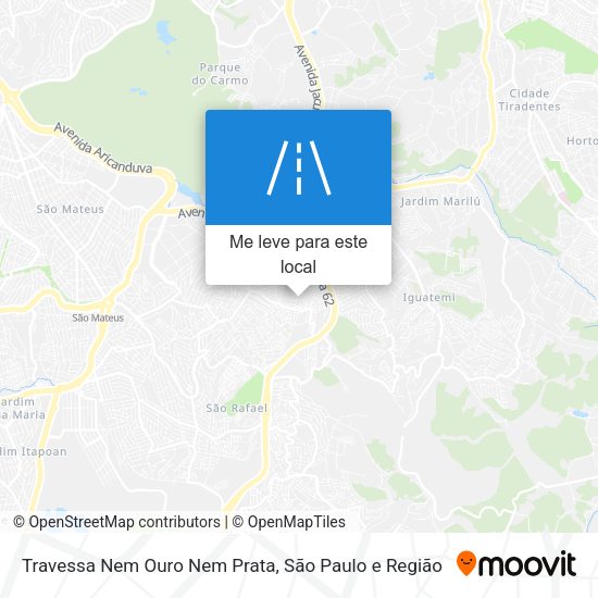 Travessa Nem Ouro Nem Prata mapa
