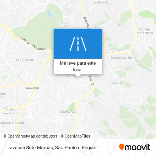 Travessa Sete Marcas mapa