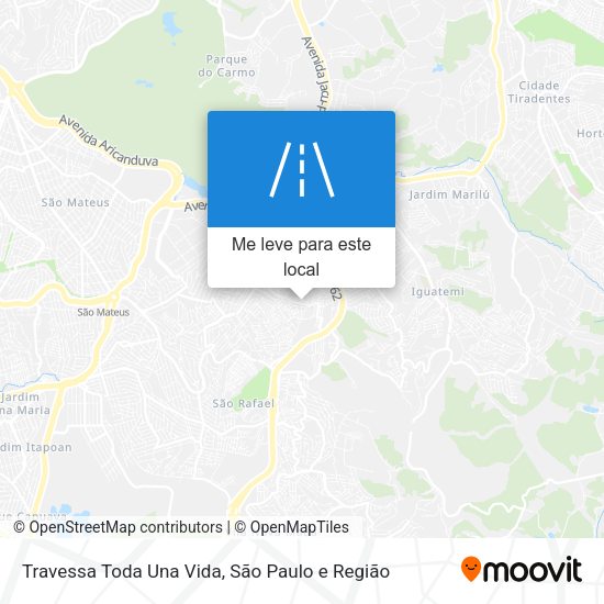 Travessa Toda Una Vida mapa