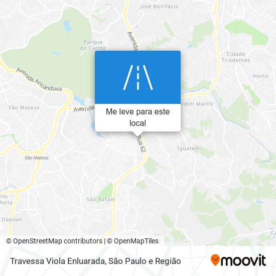 Travessa Viola Enluarada mapa