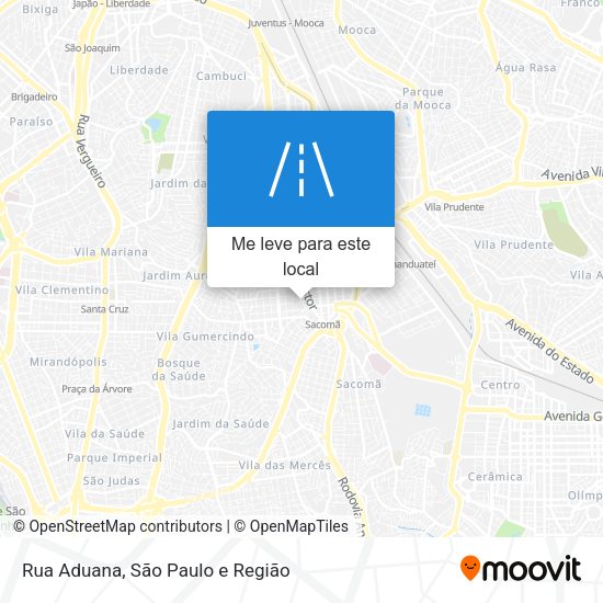 Rua Aduana mapa