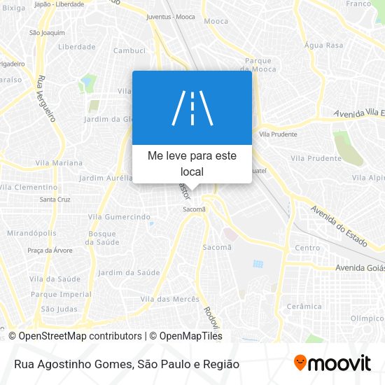 Rua Agostinho Gomes mapa