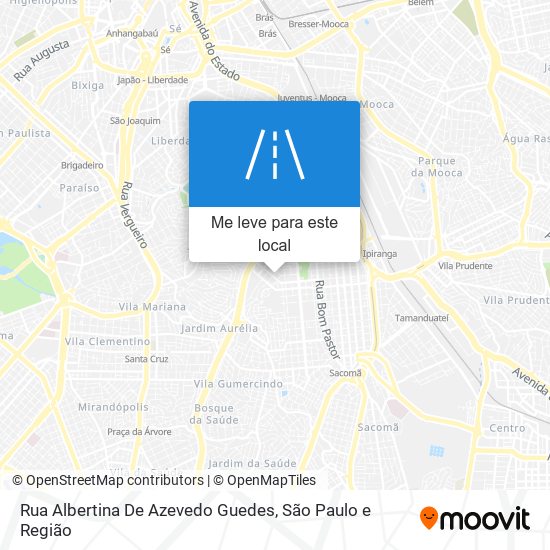 Rua Albertina De Azevedo Guedes mapa