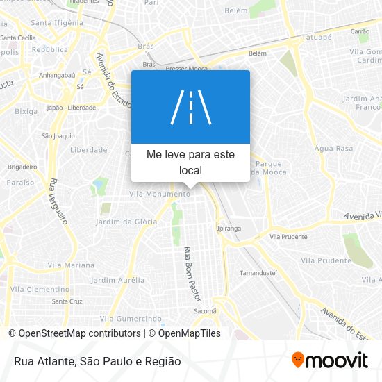 Rua Atlante mapa