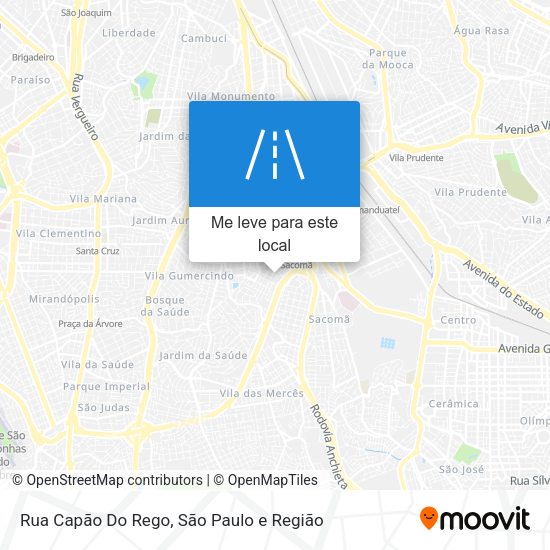 Rua Capão Do Rego mapa