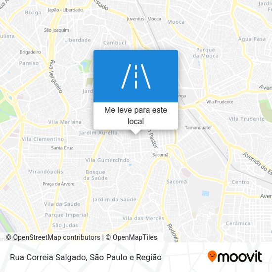 Rua Correia Salgado mapa