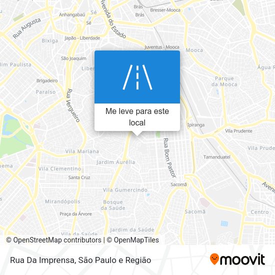 Rua Da Imprensa mapa