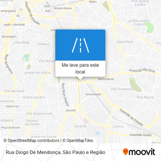 Rua Diogo De Mendonça mapa