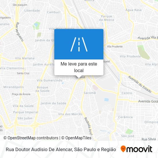 Rua Doutor Audísio De Alencar mapa
