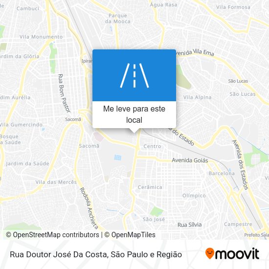 Rua Doutor José Da Costa mapa