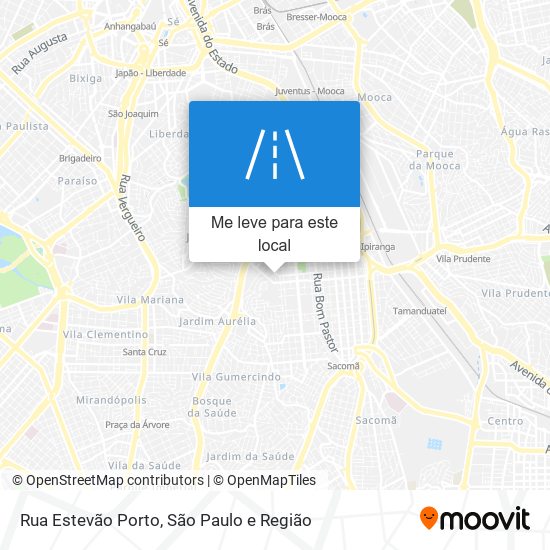 Rua Estevão Porto mapa