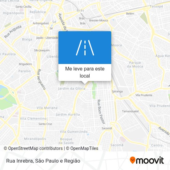 Rua Inrebra mapa