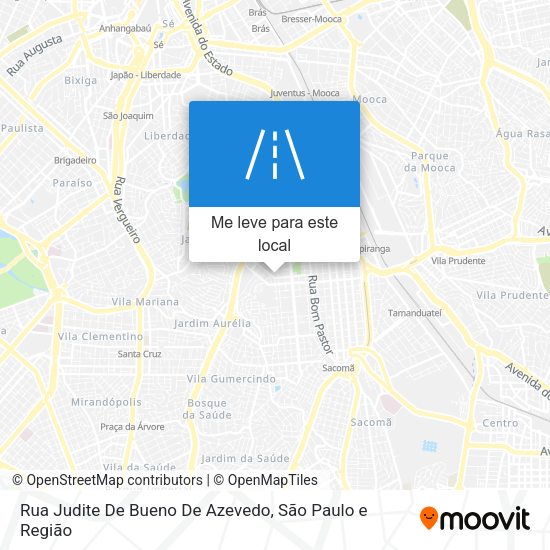Rua Judite De Bueno De Azevedo mapa