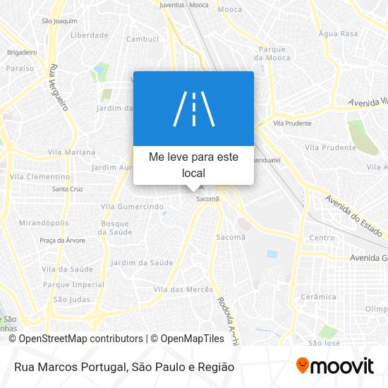 Rua Marcos Portugal mapa