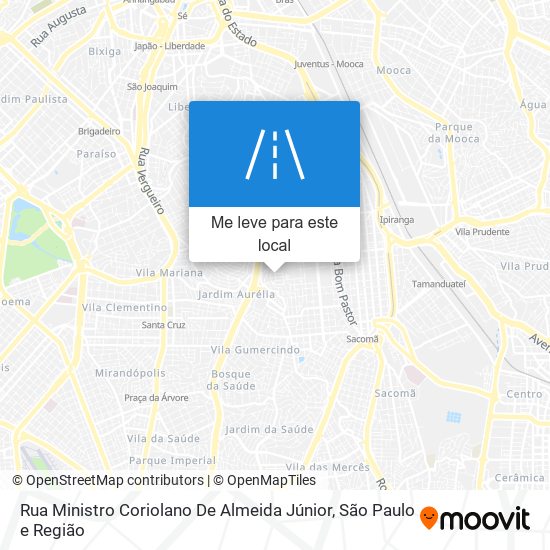 Rua Ministro Coriolano De Almeida Júnior mapa