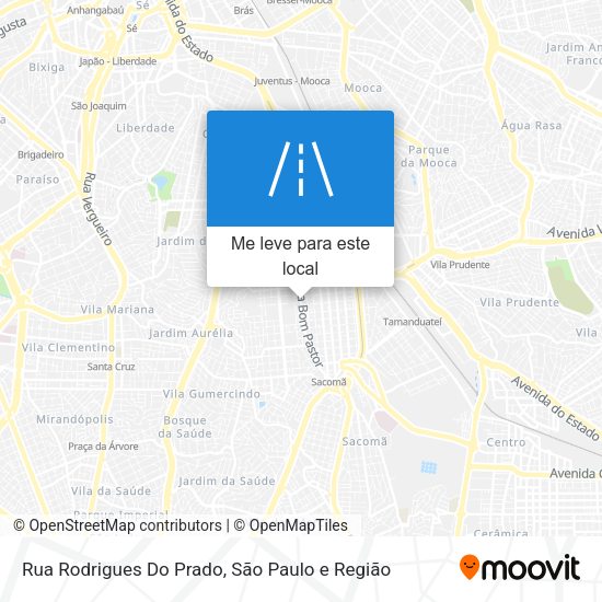 Rua Rodrigues Do Prado mapa