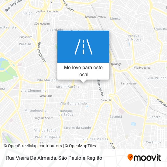 Rua Vieira De Almeida mapa