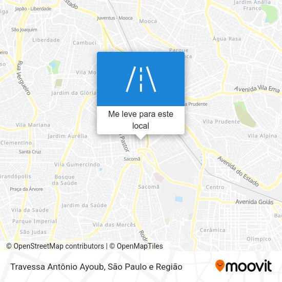 Travessa Antônio Ayoub mapa