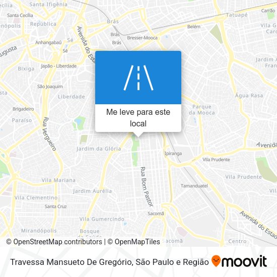 Travessa Mansueto De Gregório mapa