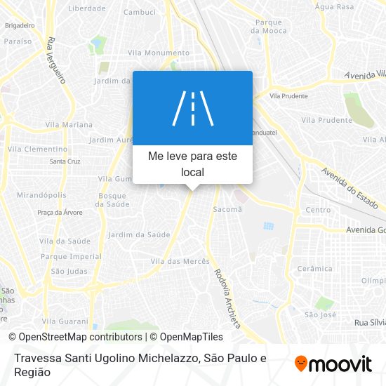 Travessa Santi Ugolino Michelazzo mapa
