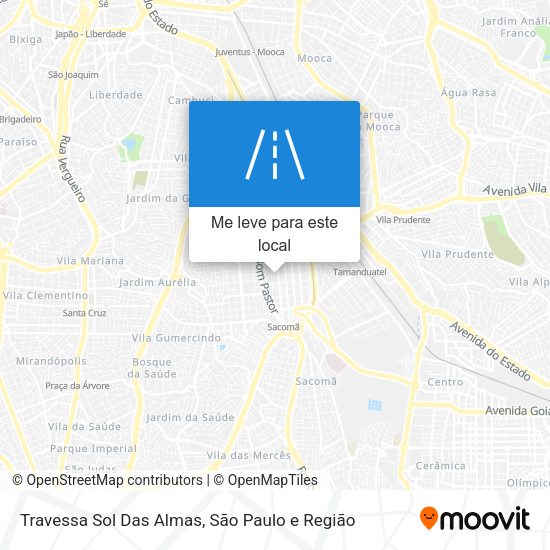Travessa Sol Das Almas mapa