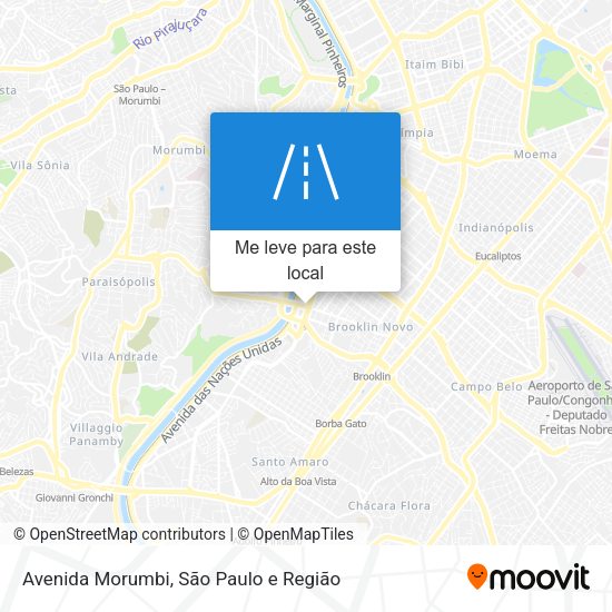 Avenida Morumbi mapa