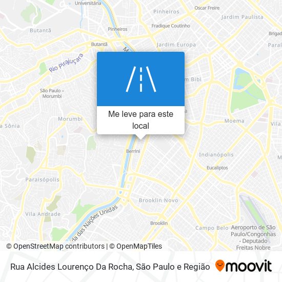 Rua Alcides Lourenço Da Rocha mapa