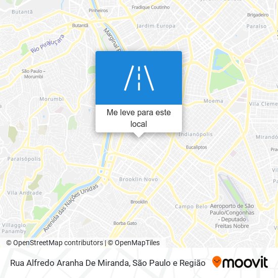 Rua Alfredo Aranha De Miranda mapa