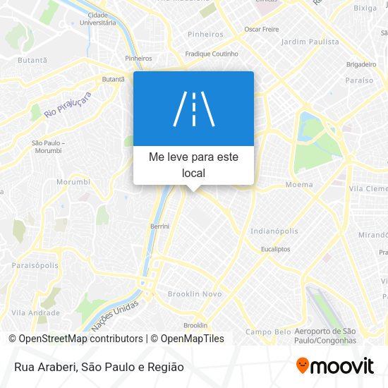 Rua Araberi mapa