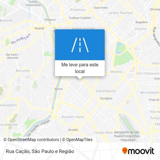 Rua Cação mapa