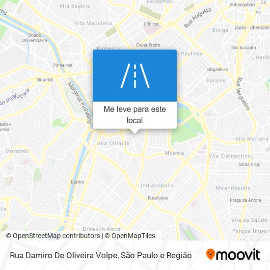 Rua Damiro De Oliveira Volpe mapa