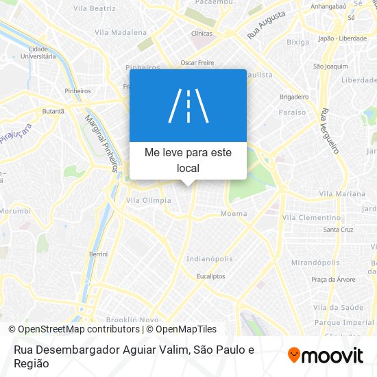 Rua Desembargador Aguiar Valim mapa