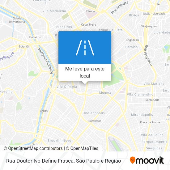 Rua Doutor Ivo Define Frasca mapa