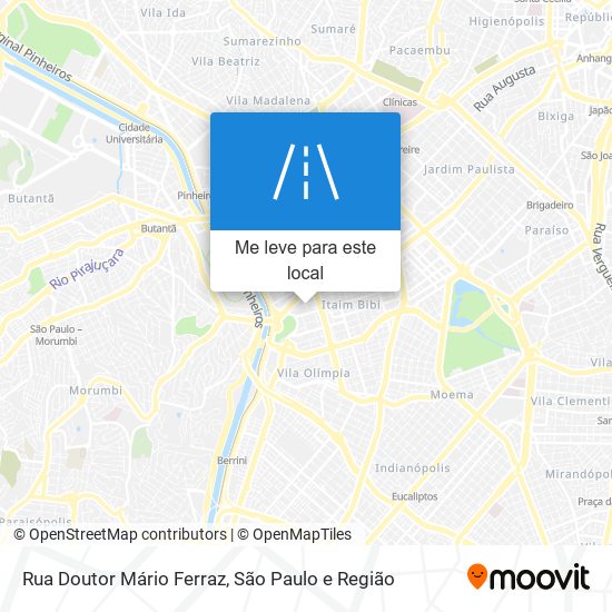 Rua Doutor Mário Ferraz mapa