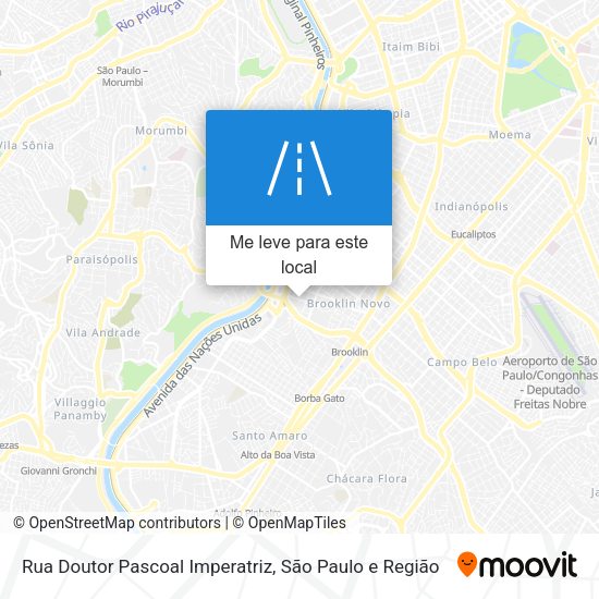 Rua Doutor Pascoal Imperatriz mapa