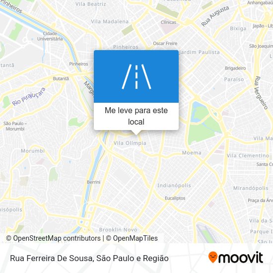 Rua Ferreira De Sousa mapa