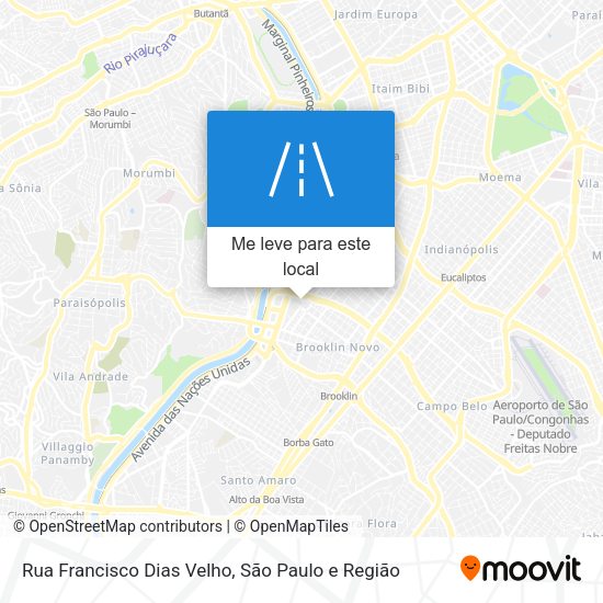 Rua Francisco Dias Velho mapa