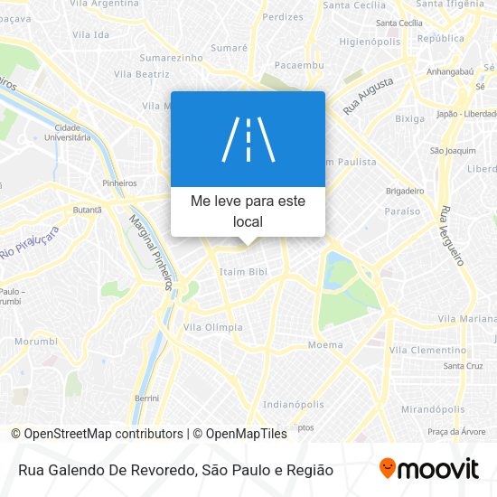 Rua Galendo De Revoredo mapa